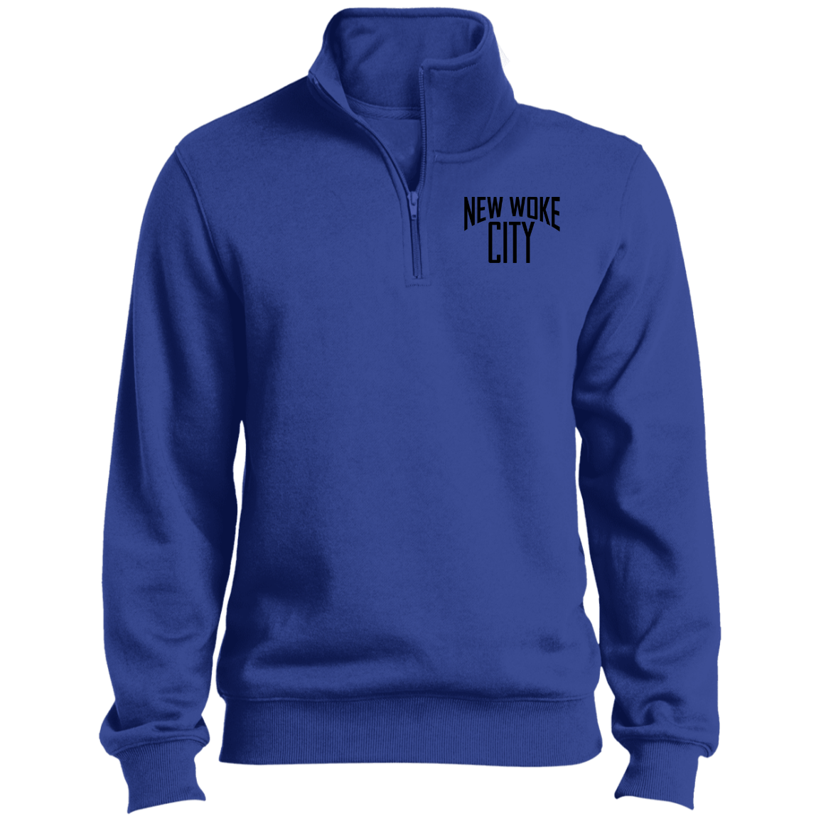 New Woke CIty-1/4 Zip Sweatshirt