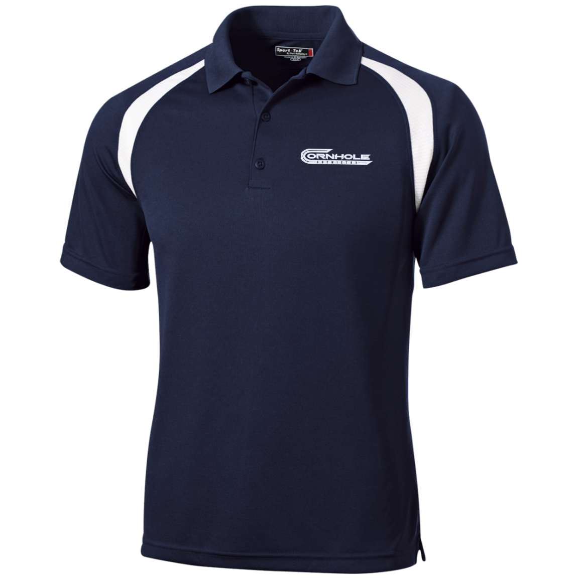 Cornhole Chemistry-Moisture-Wicking Tag-Free Golf Shirt
