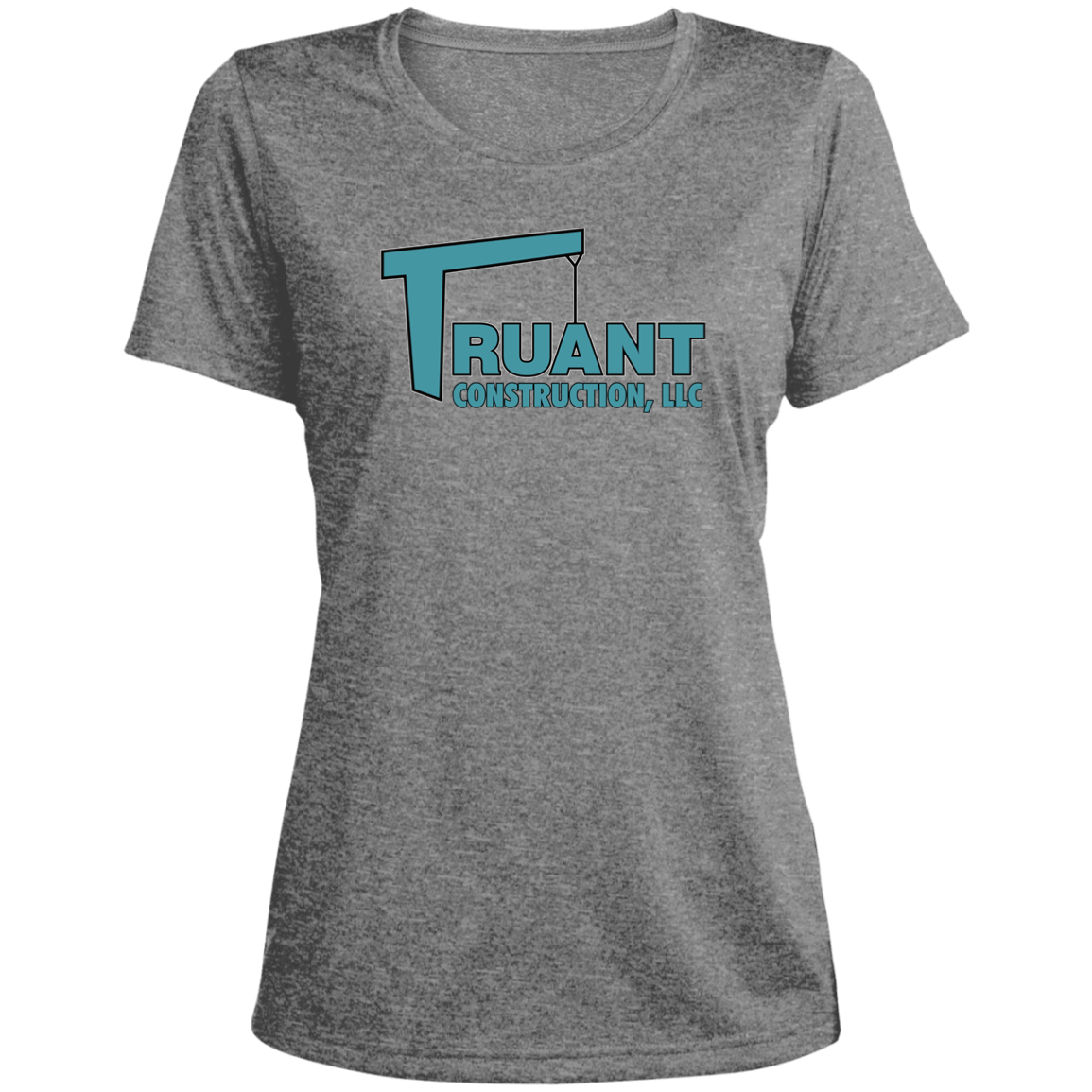 truant final polo LST360 Ladies' Heather Scoop Neck Performance Tee