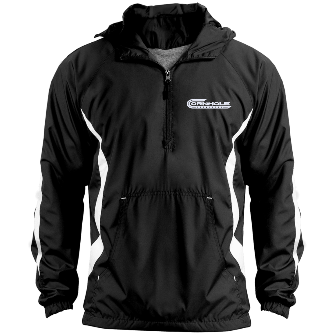 Cornhole Chemistry-Unisex Colorblock Raglan Anorak Jacket