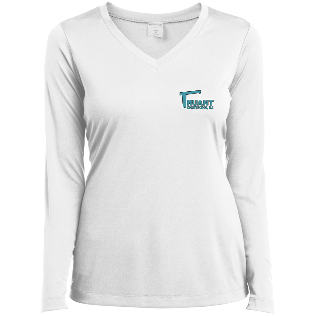 LST353LS Ladies’ Long Sleeve Performance V-Neck Tee