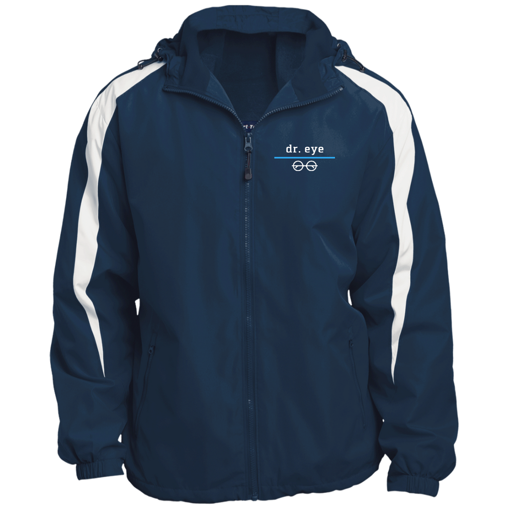 Dr. Eye-Fleece Lined Colorblocked Hooded Jacket