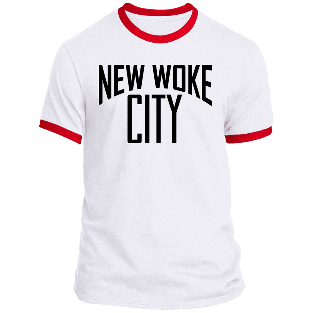 New Woke City-Ringer Tee