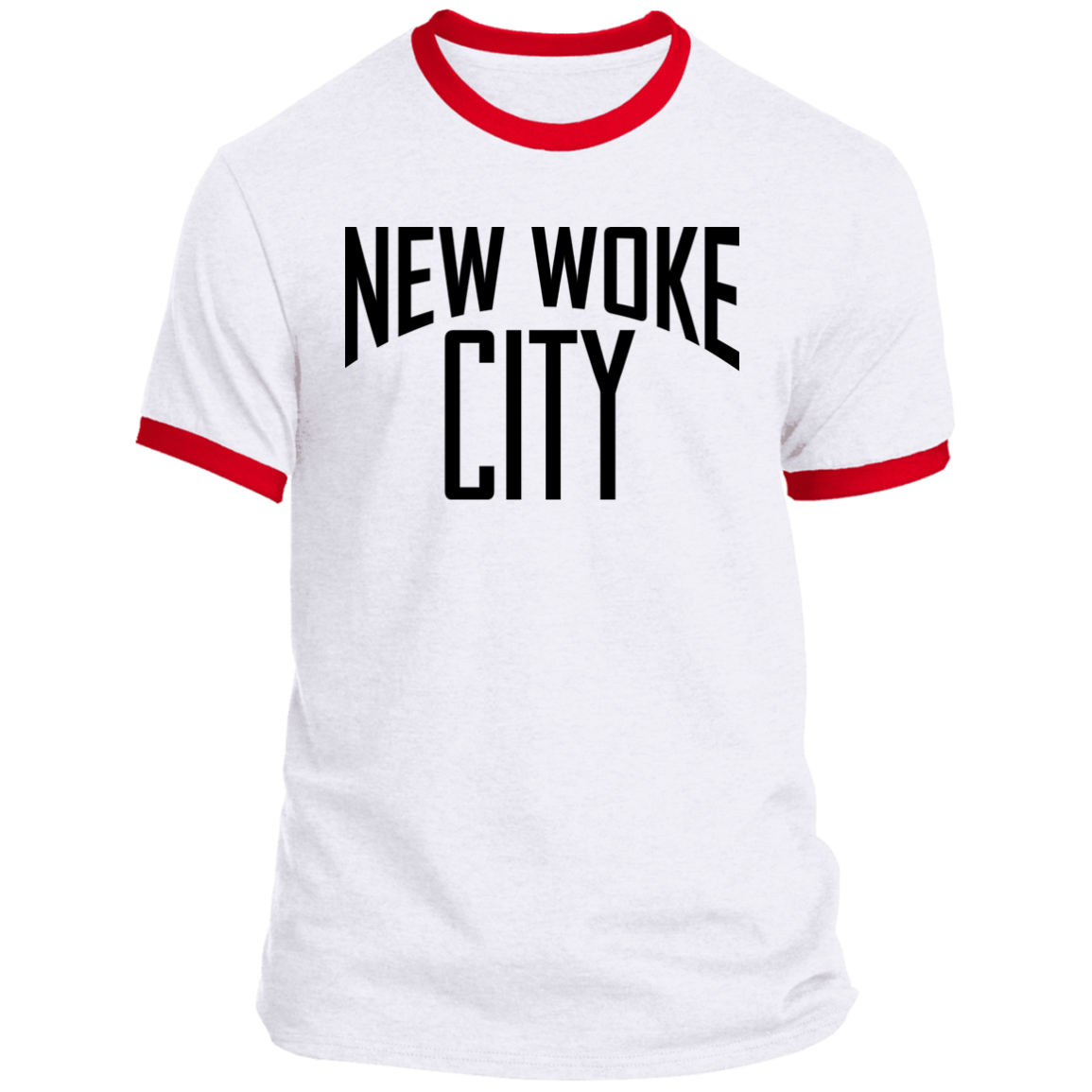 New Woke City-Ringer Tee