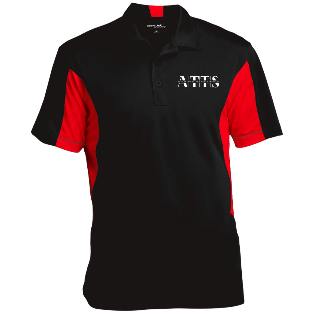 attswhite ST655 Men's Colorblock Performance Polo