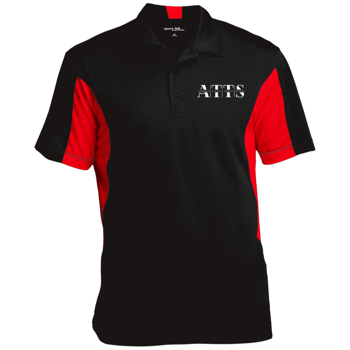attswhite ST655 Men's Colorblock Performance Polo