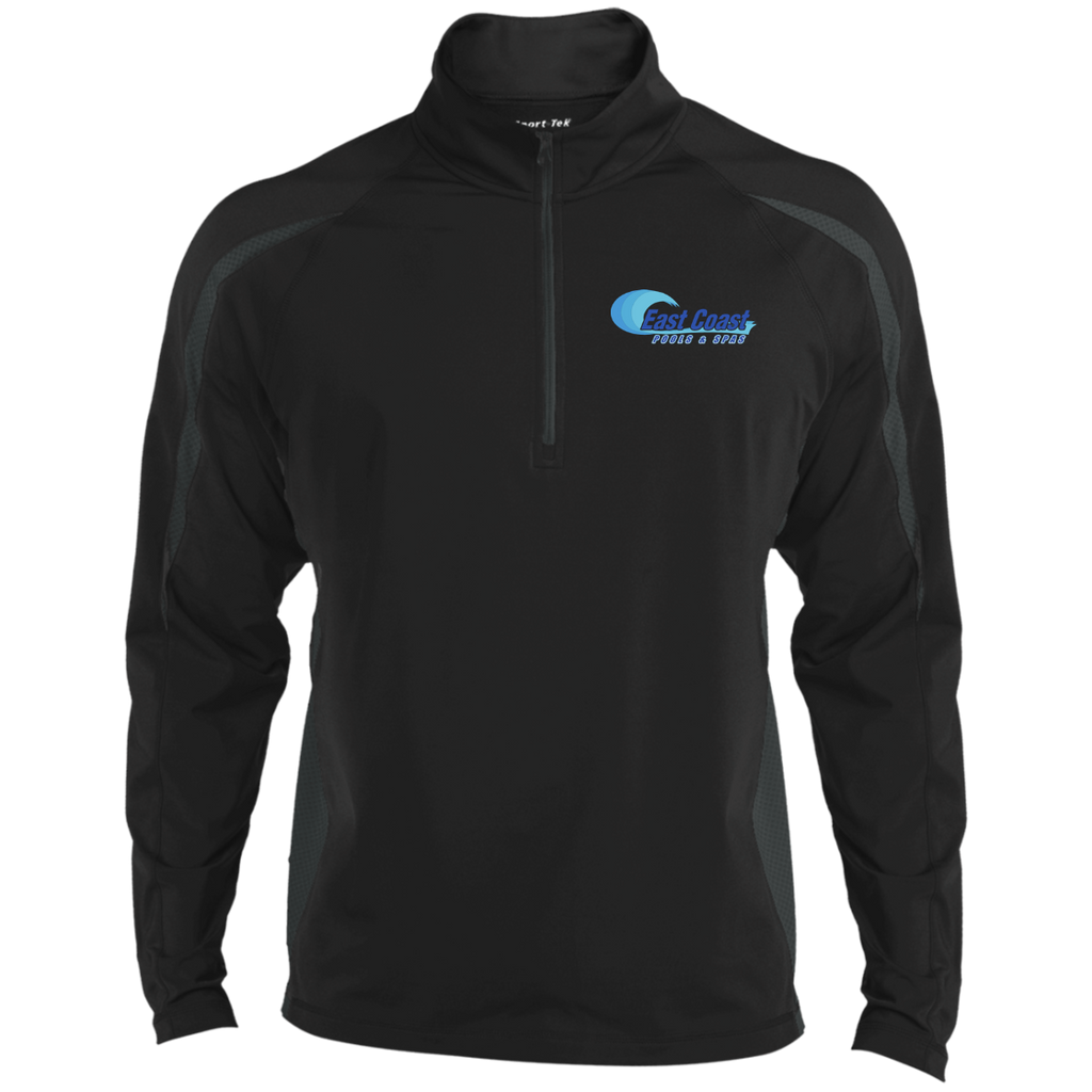 AVG-24303_Final_AVG-24303 ST851 Men's Sport Wicking Colorblock 1/2 Zip