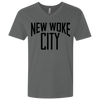 New Woke City-Next Level Men's Premium Fitted SS V-Neck