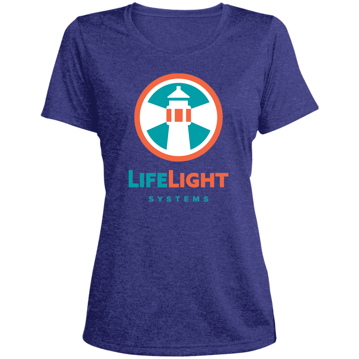 LST360 Ladies' Heather Scoop Neck Performance Tee
