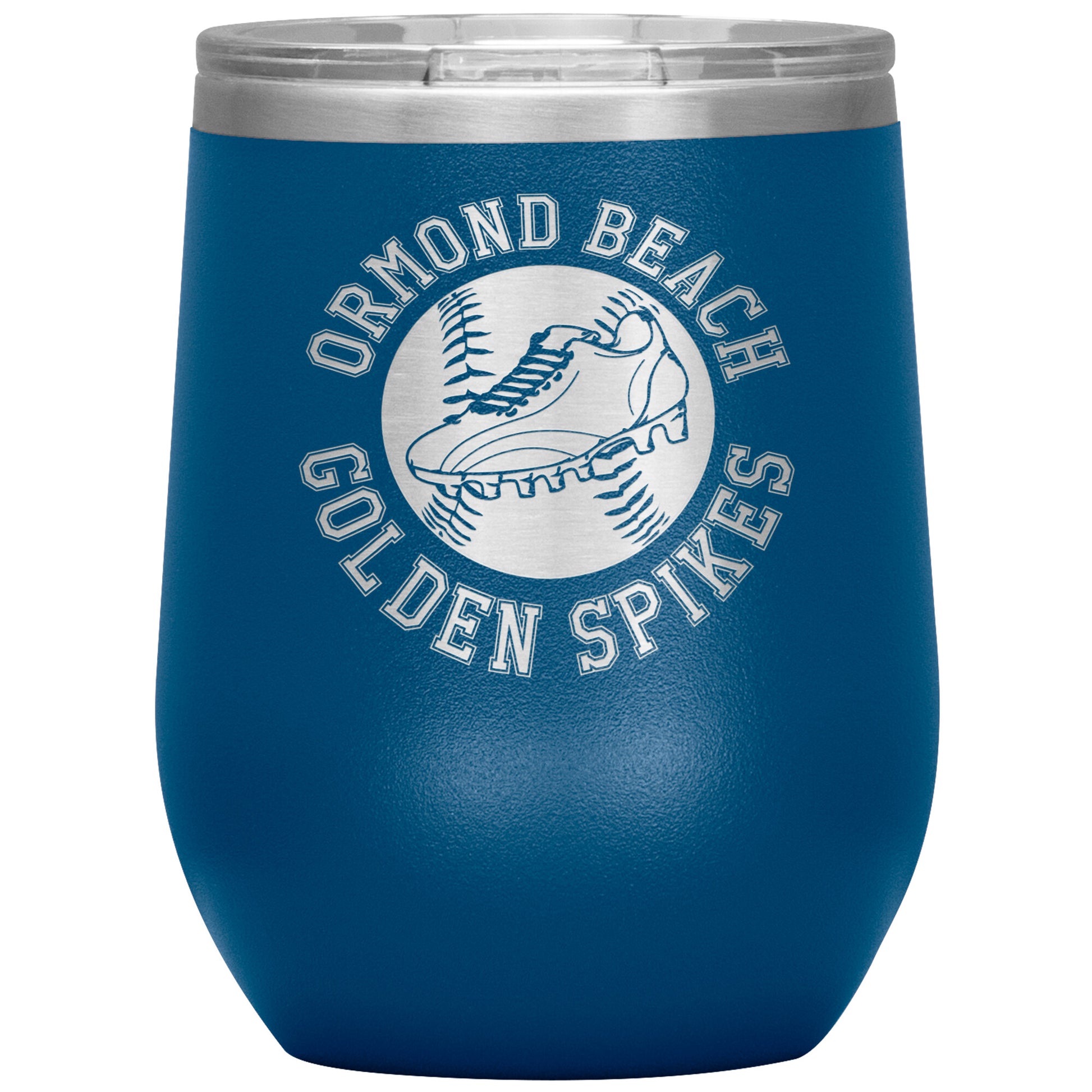 Golden Spikes-12oz Wine Insulated Tumbler