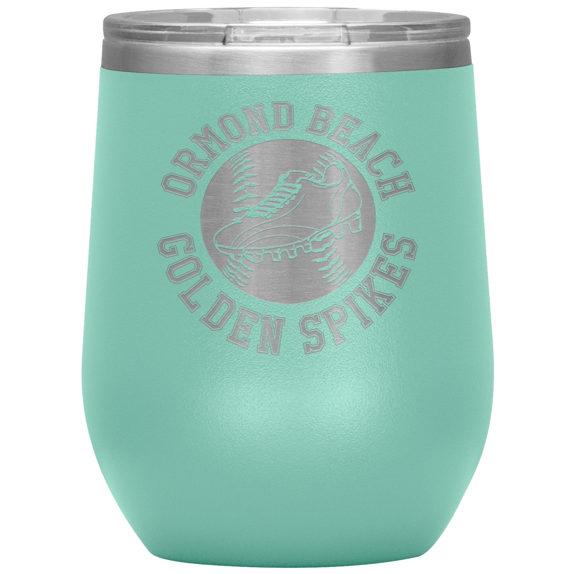 Golden Spikes-12oz Wine Insulated Tumbler
