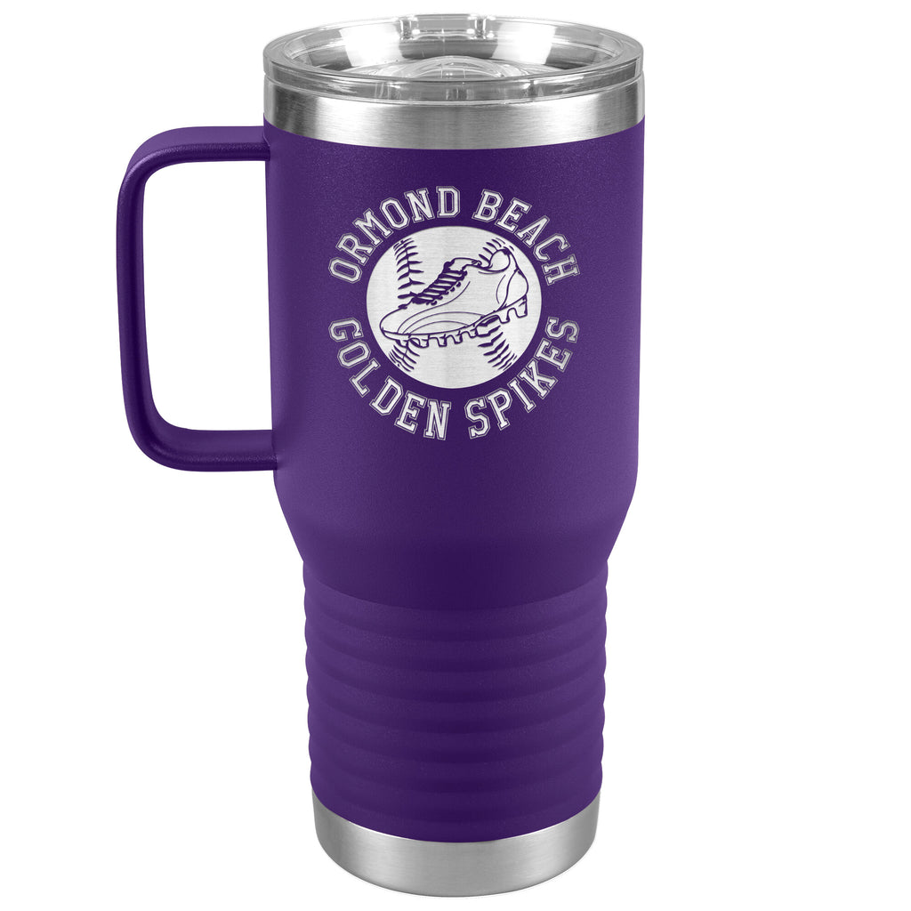 Golden Spikes-20oz Travel Tumbler