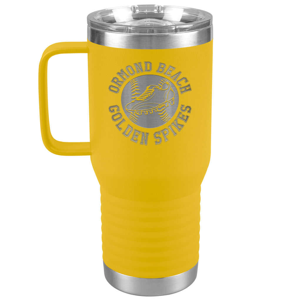 Golden Spikes-20oz Travel Tumbler