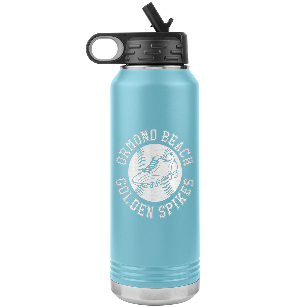 Golden Spikes-32oz Water Bottle Insulated