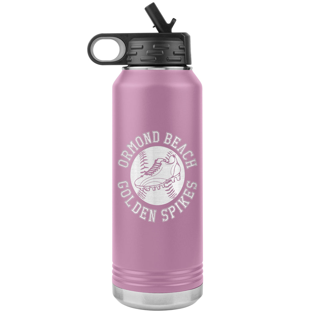 Golden Spikes-32oz Water Bottle Insulated