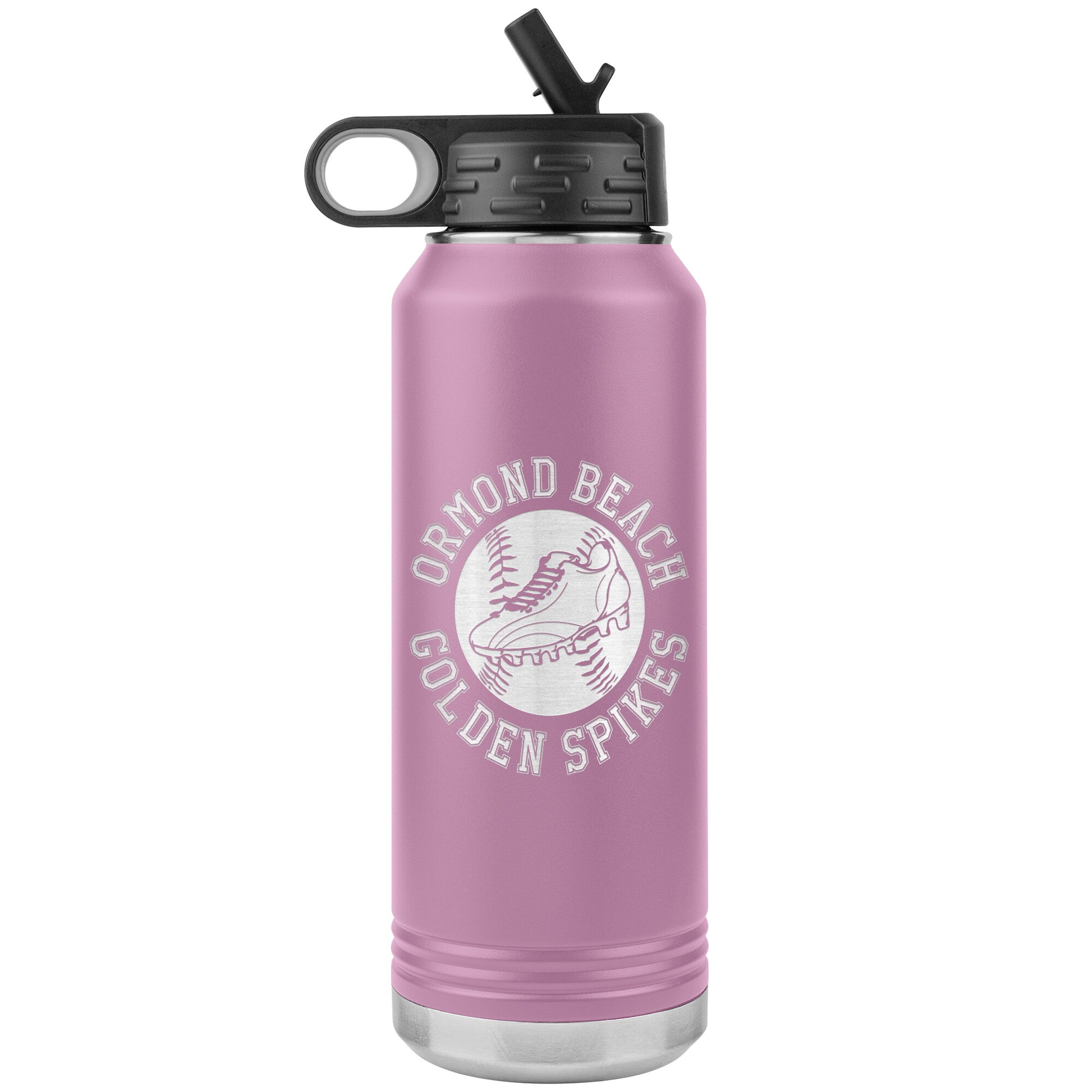 Golden Spikes-32oz Water Bottle Insulated