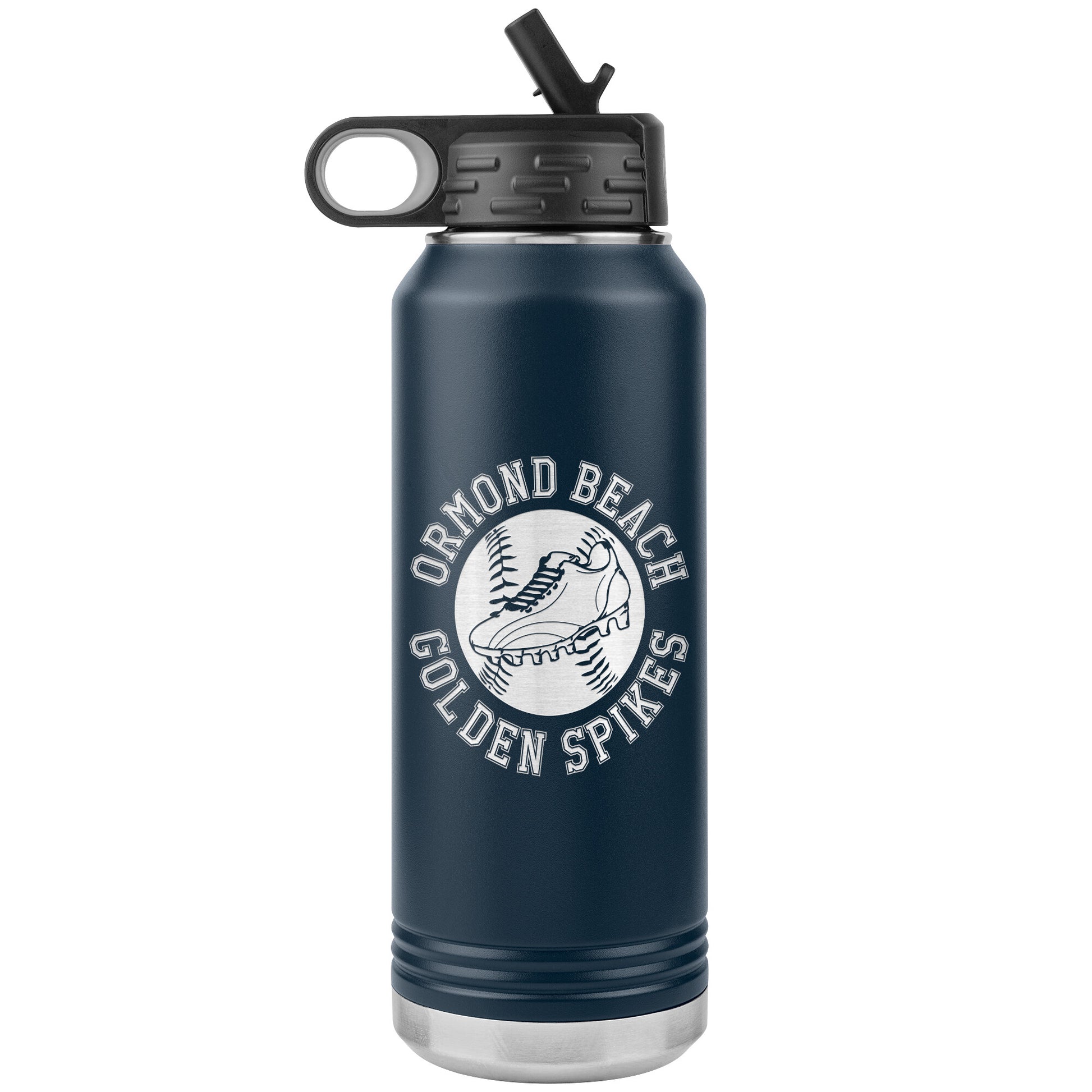 Golden Spikes-32oz Water Bottle Insulated
