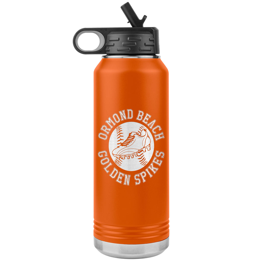 Golden Spikes-32oz Water Bottle Insulated