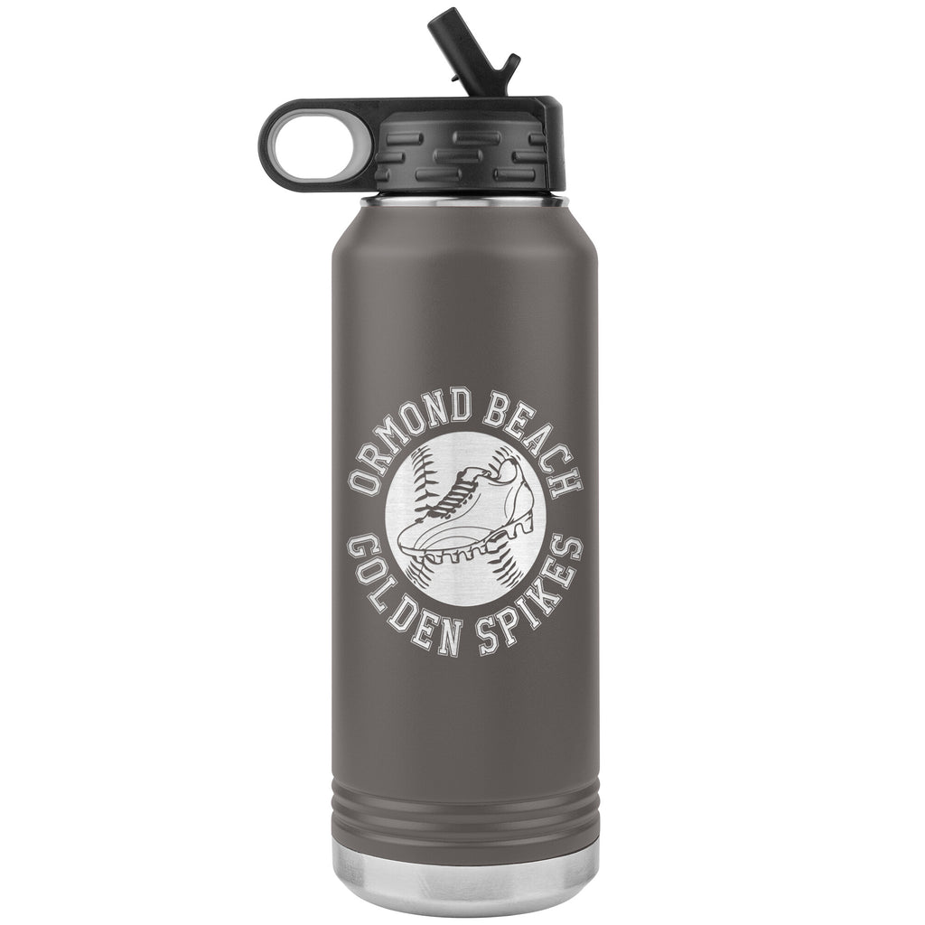 Golden Spikes-32oz Water Bottle Insulated