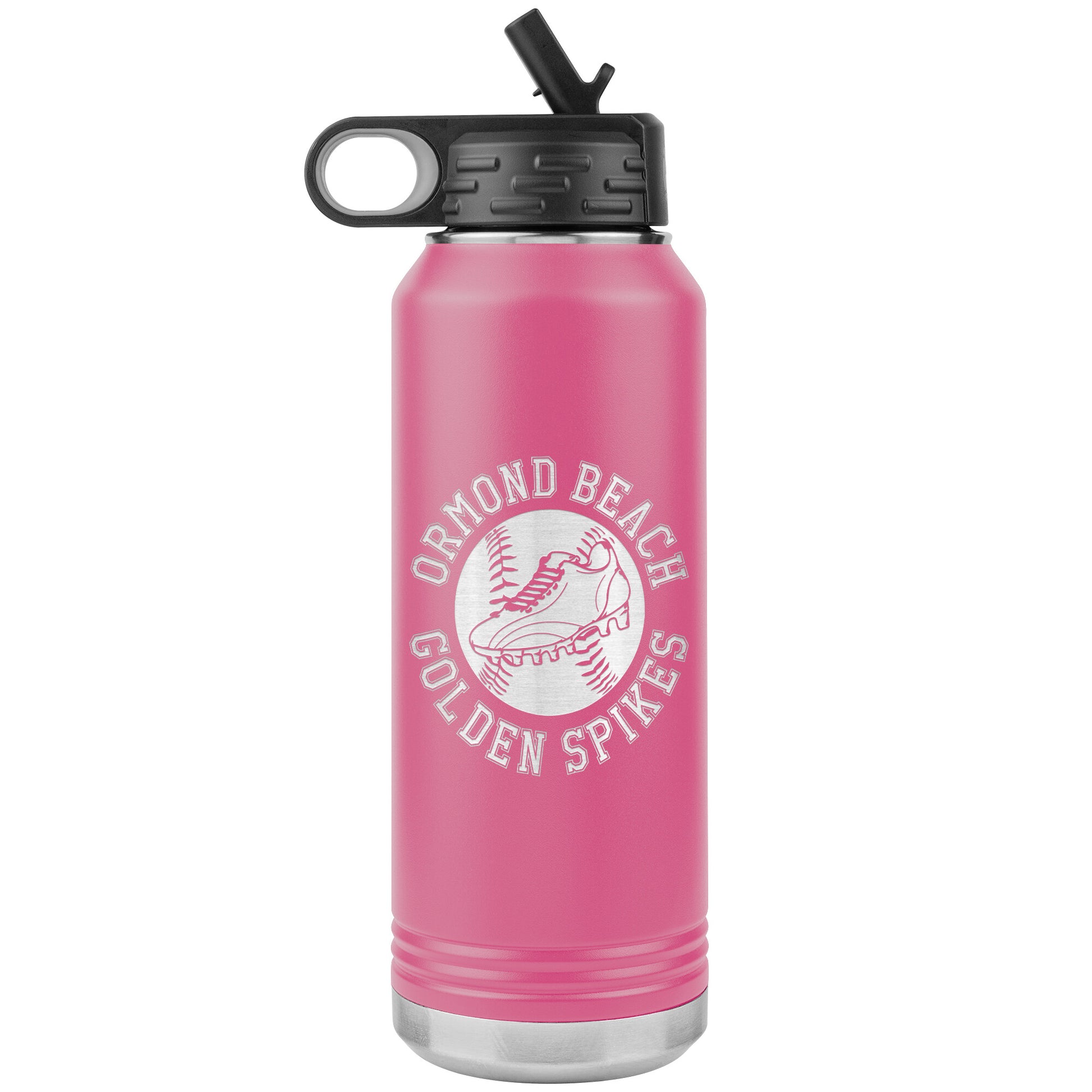 Golden Spikes-32oz Water Bottle Insulated