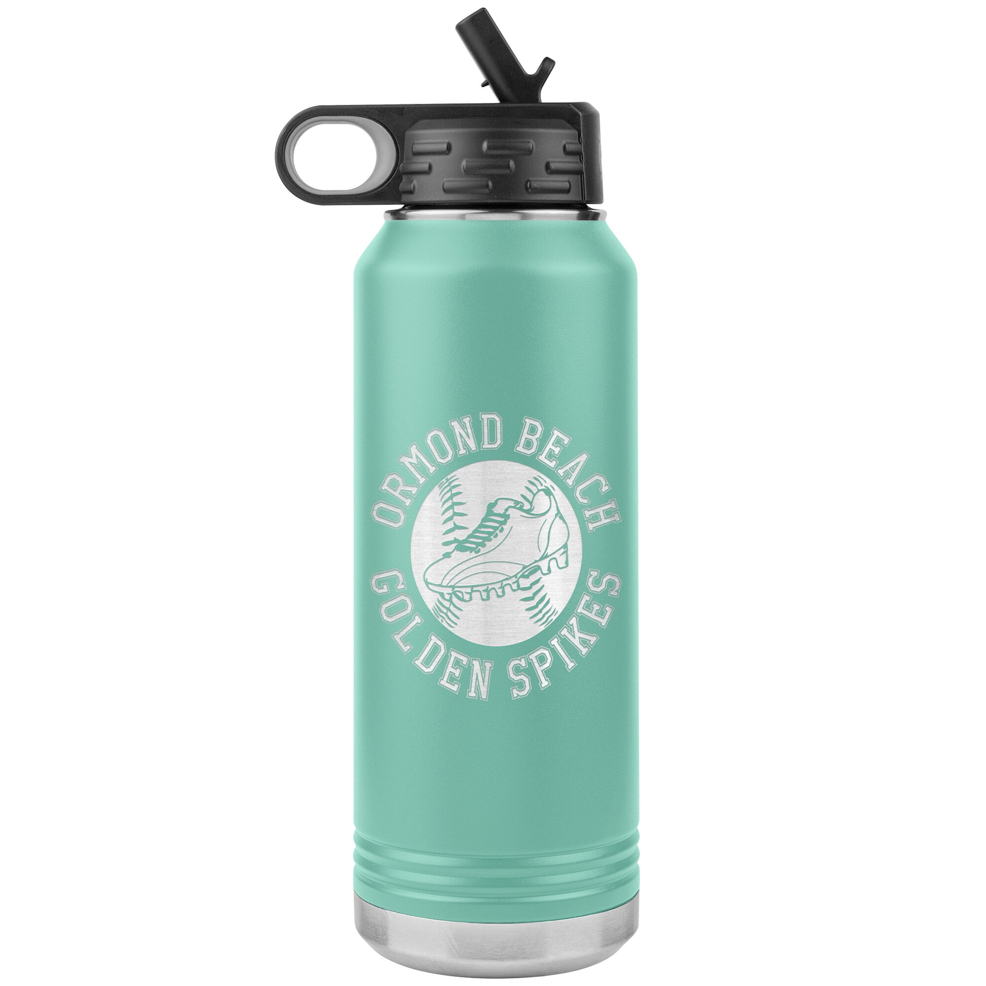 Golden Spikes-32oz Water Bottle Insulated