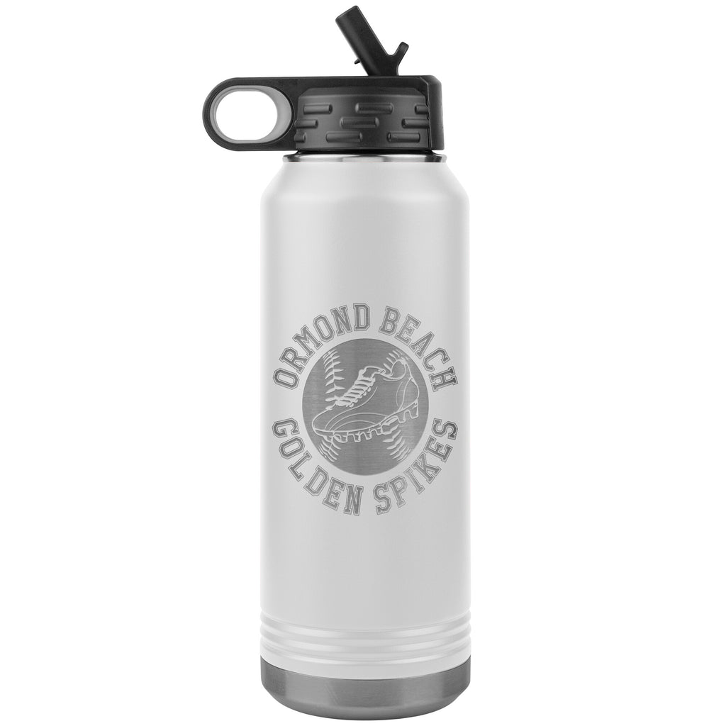 Golden Spikes-32oz Water Bottle Insulated