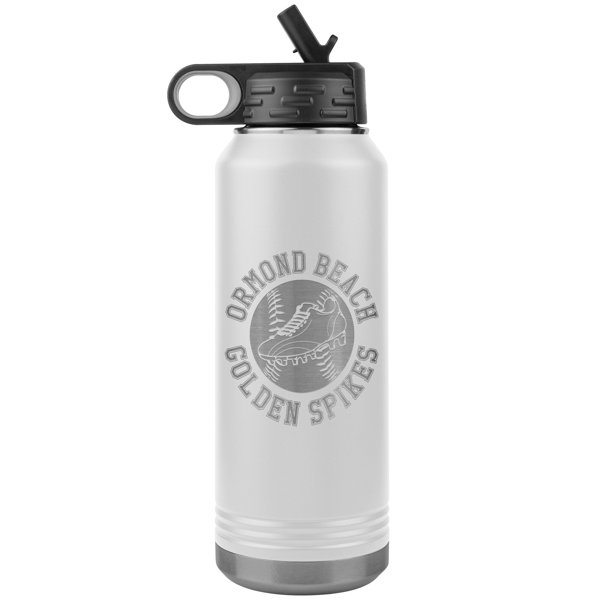 Golden Spikes-32oz Water Bottle Insulated