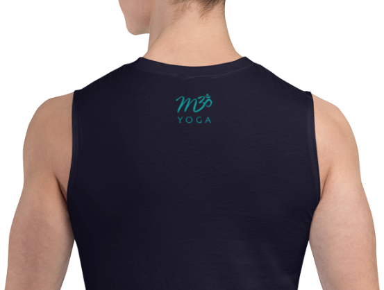 M3Yoga-Zen AF Back Logo-Men'sMuscle Shirt