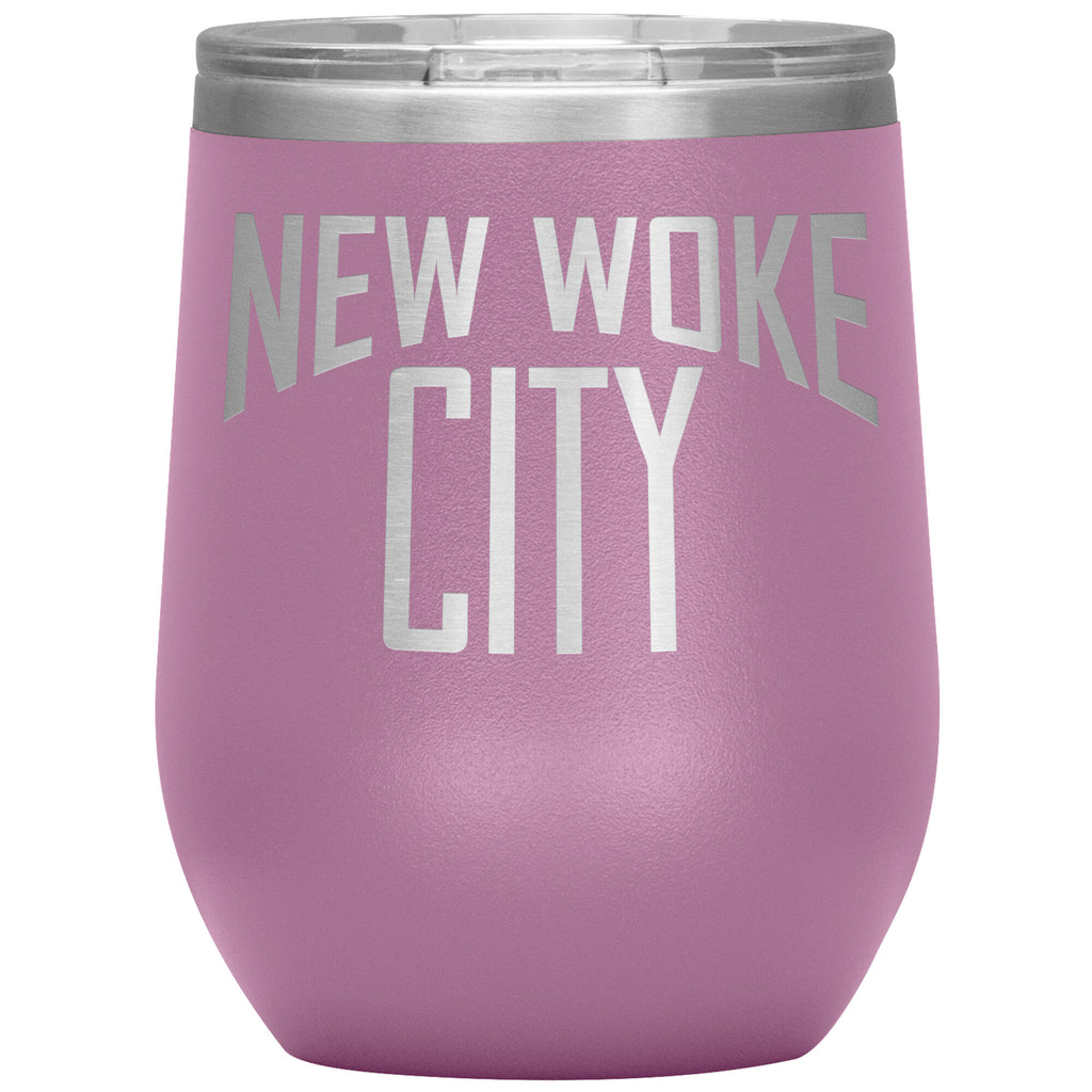 New Woke City-12oz Insulated Wine Tumbler
