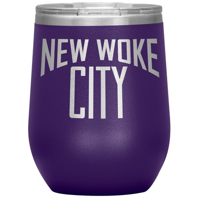 New Woke City-12oz Insulated Wine Tumbler