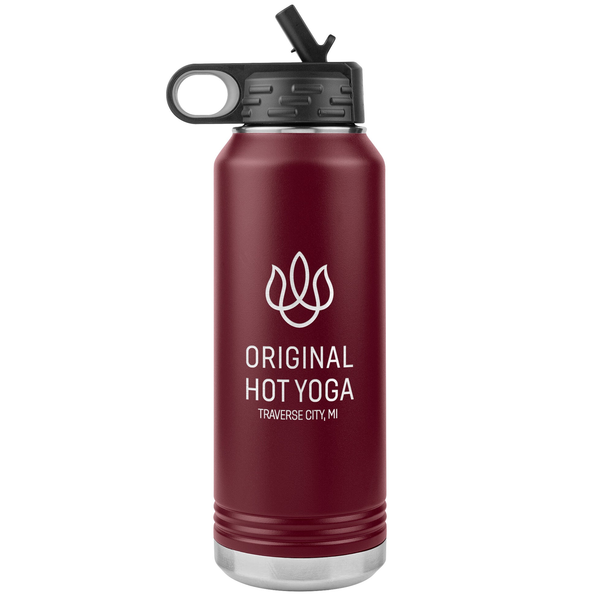 Original Hot Yoga Traverse City-32oz Water Bottle Insulated