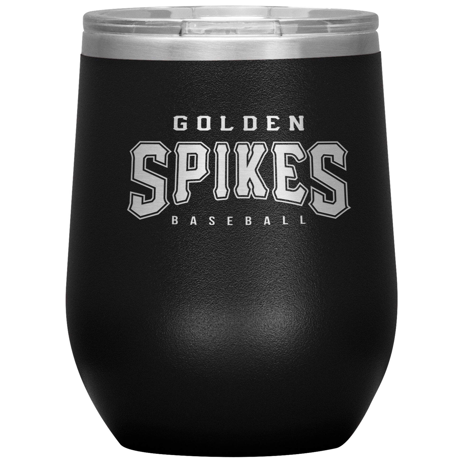 Ormond Beach Golden Spikes-12oz Wine Insulated Tumbler