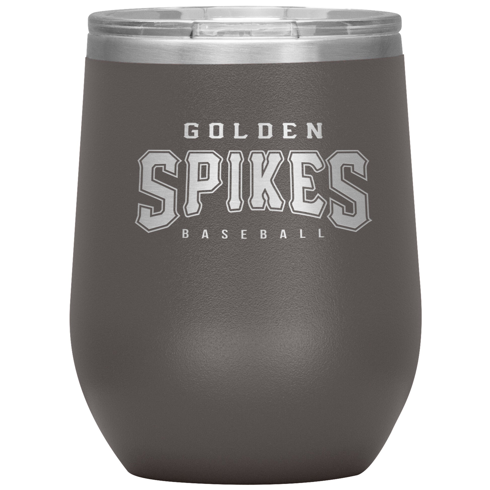 Ormond Beach Golden Spikes-12oz Wine Insulated Tumbler