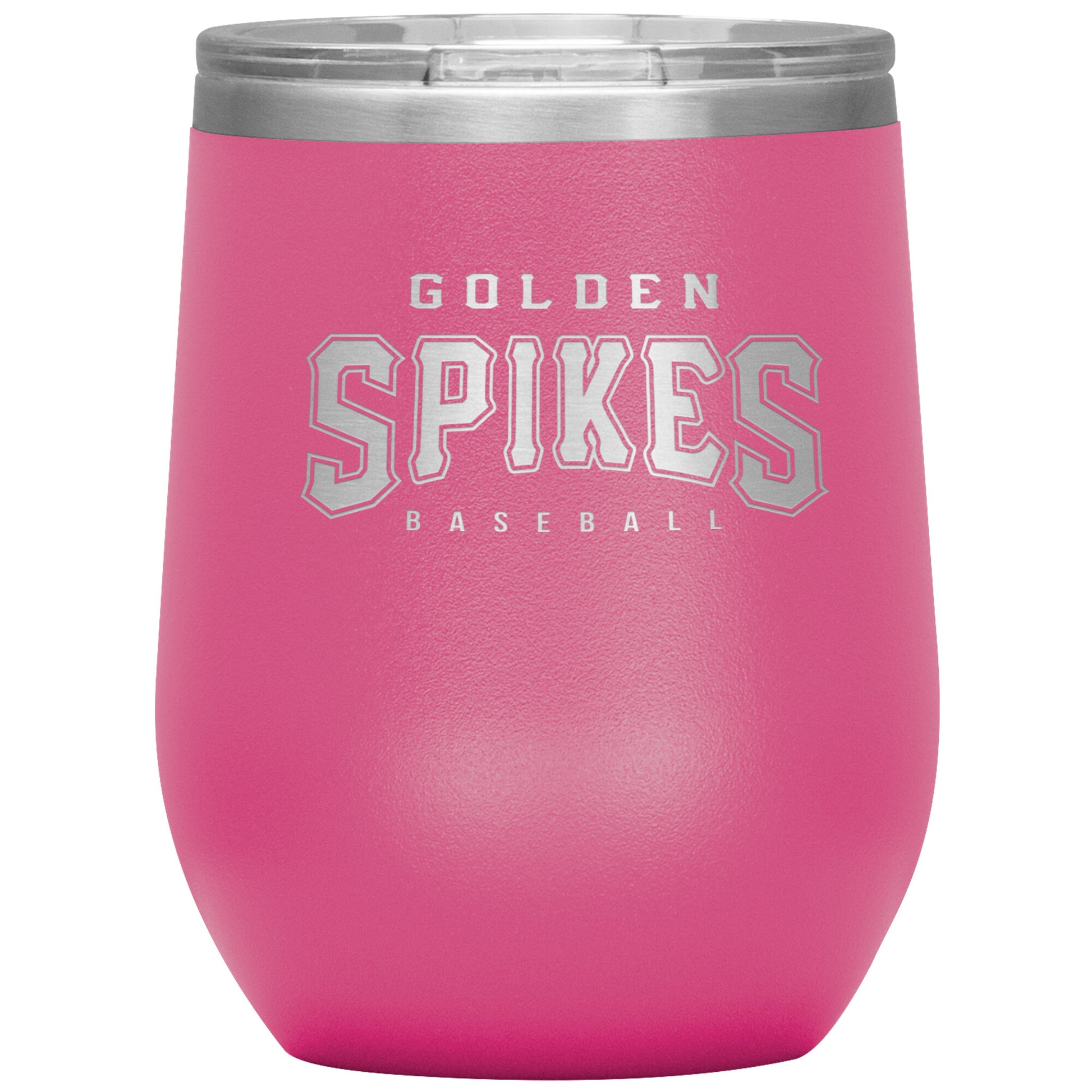 Ormond Beach Golden Spikes-12oz Wine Insulated Tumbler