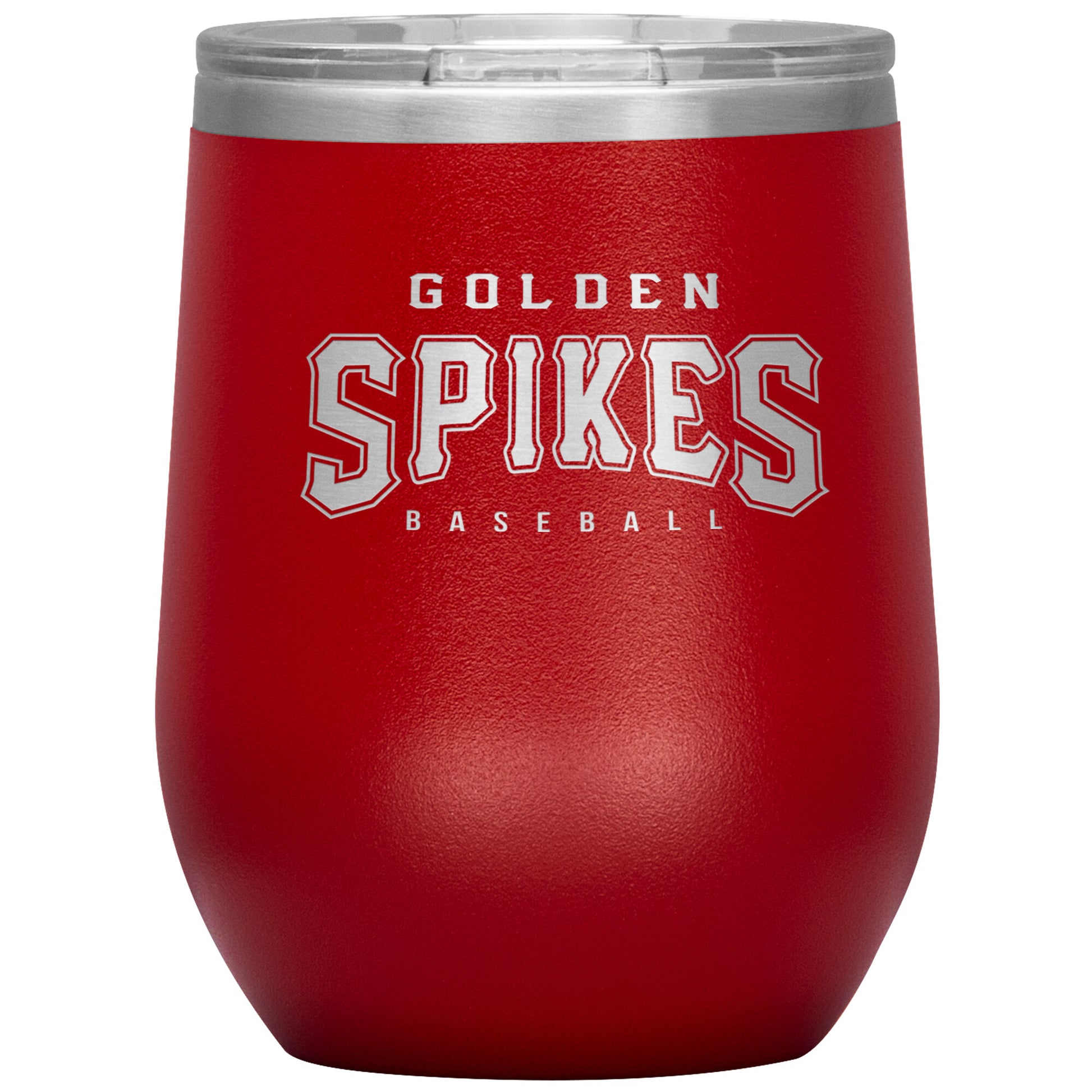 Ormond Beach Golden Spikes-12oz Wine Insulated Tumbler