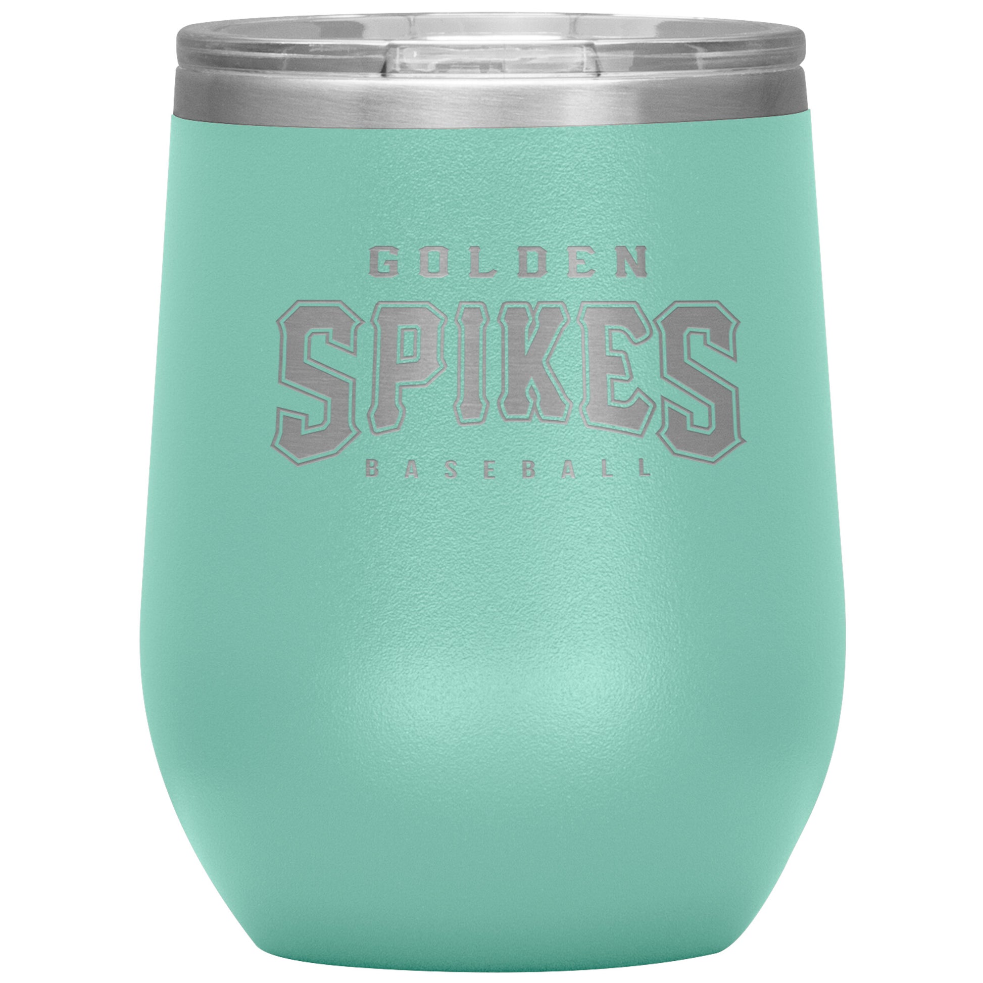 Ormond Beach Golden Spikes-12oz Wine Insulated Tumbler