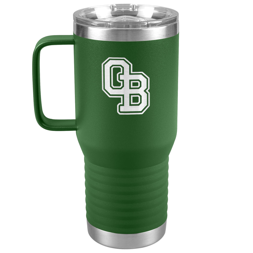 Ormond Beach Golden Spikes-20oz Travel Tumbler