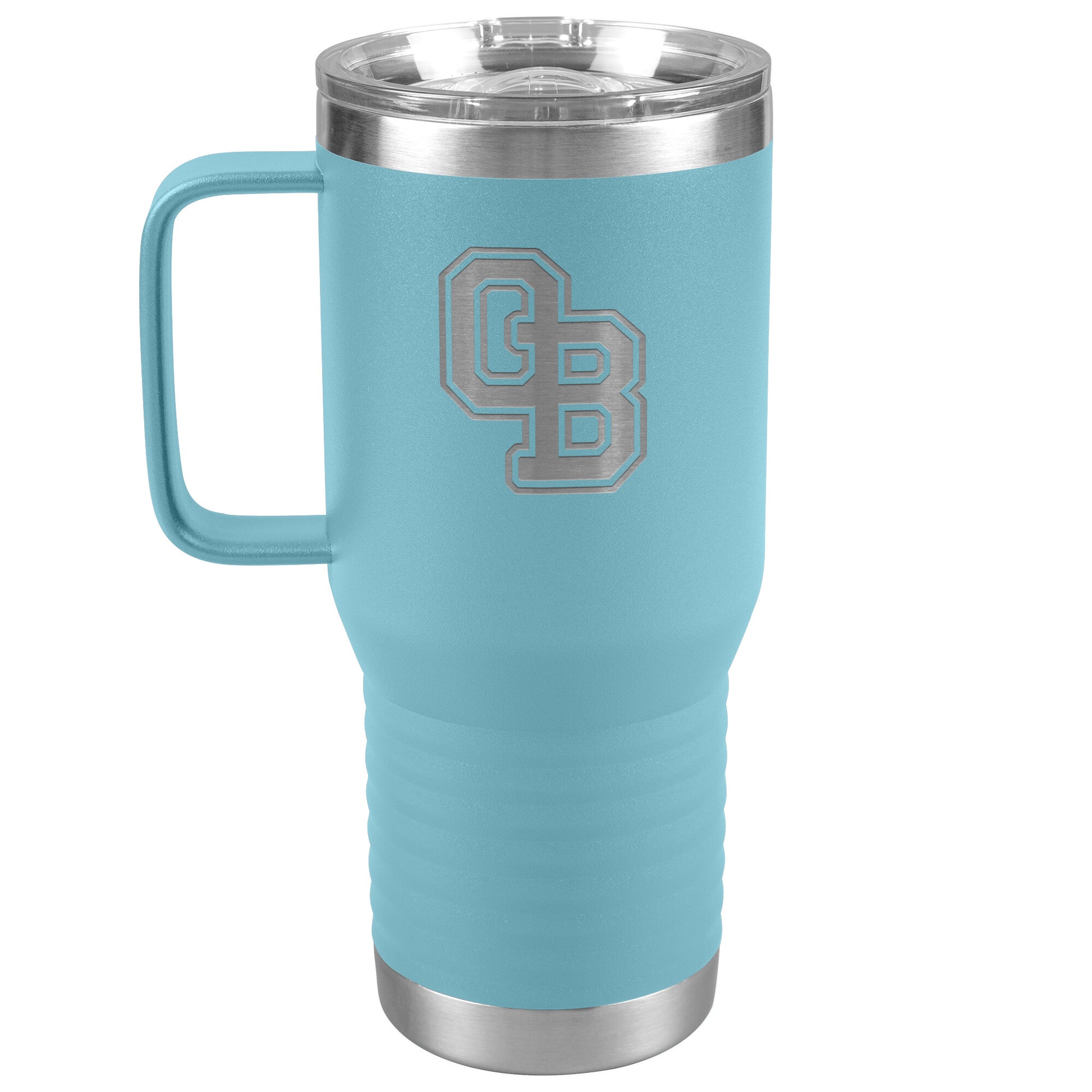 Ormond Beach Golden Spikes-20oz Travel Tumbler