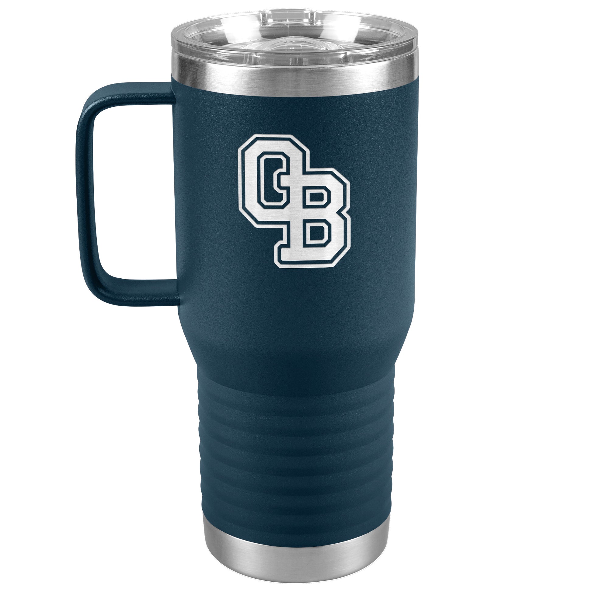 Ormond Beach Golden Spikes-20oz Travel Tumbler