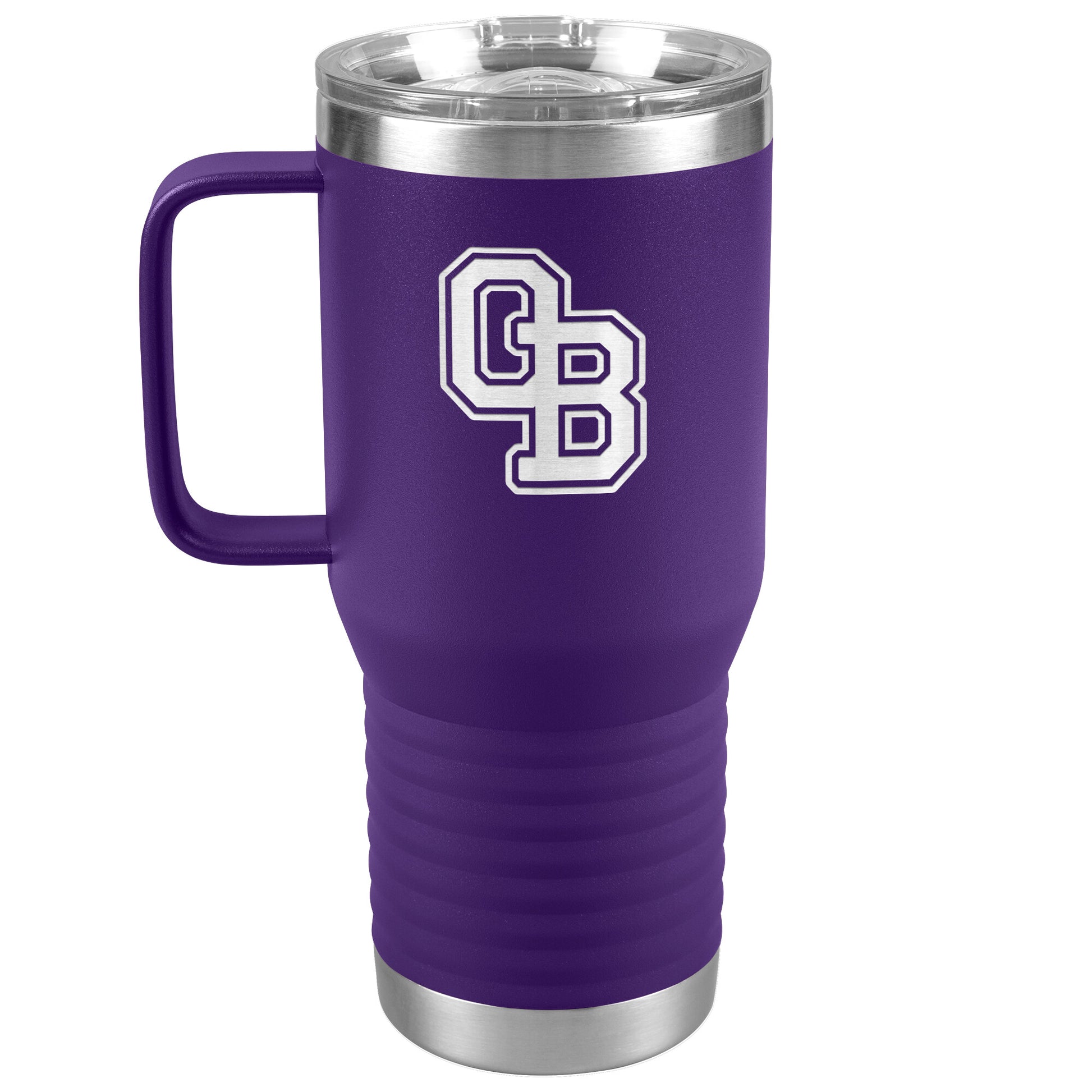 Ormond Beach Golden Spikes-20oz Travel Tumbler