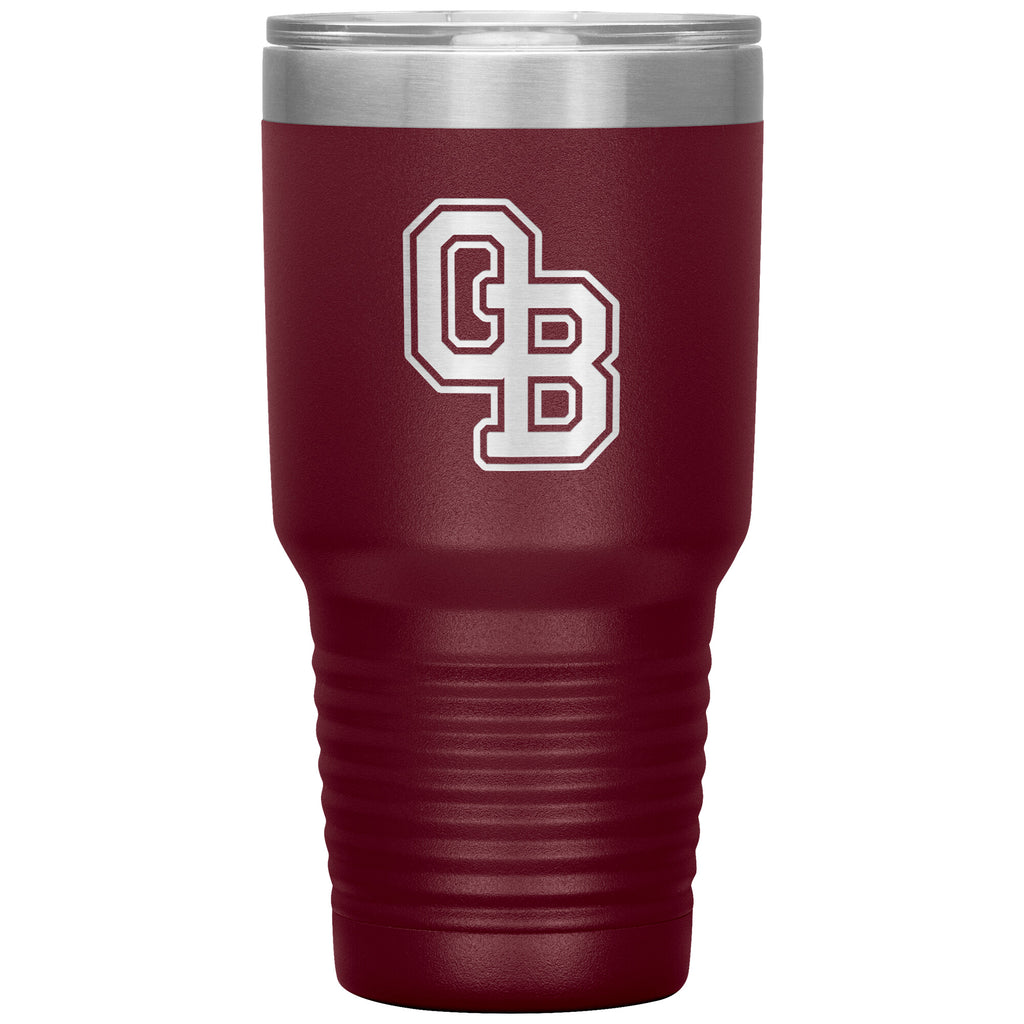 Ormond Beach Golden Spikes-30oz Insulated Tumbler