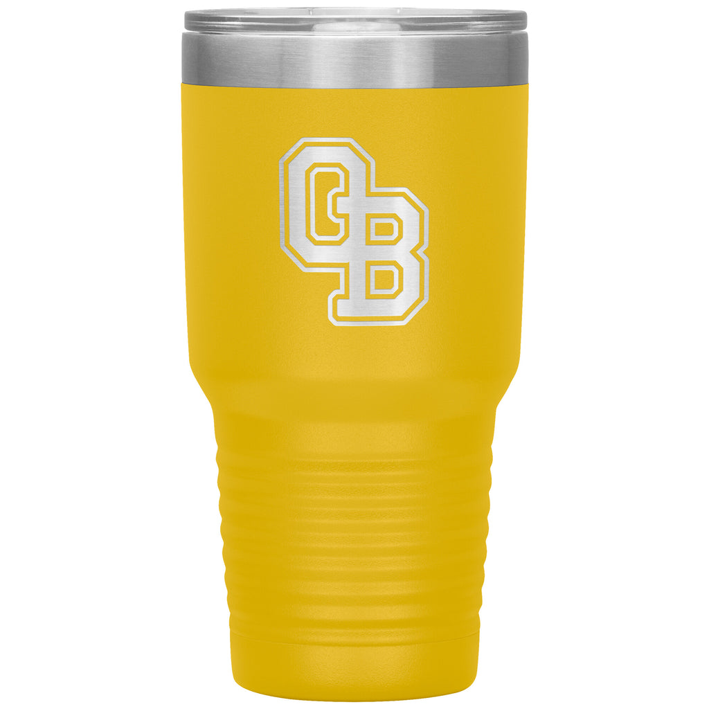 Ormond Beach Golden Spikes-30oz Insulated Tumbler