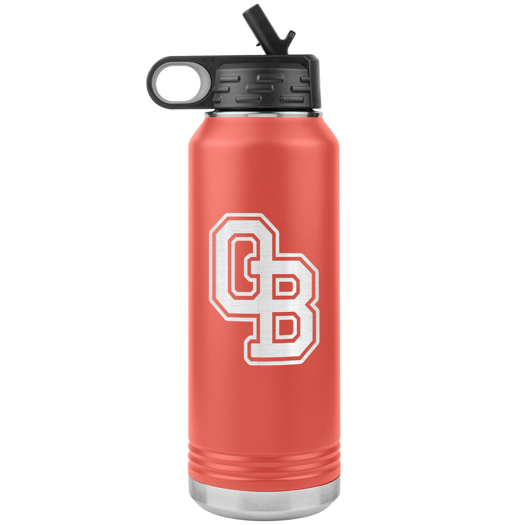 Ormond Beach Golden Spikes-32oz Water Bottle Insulated