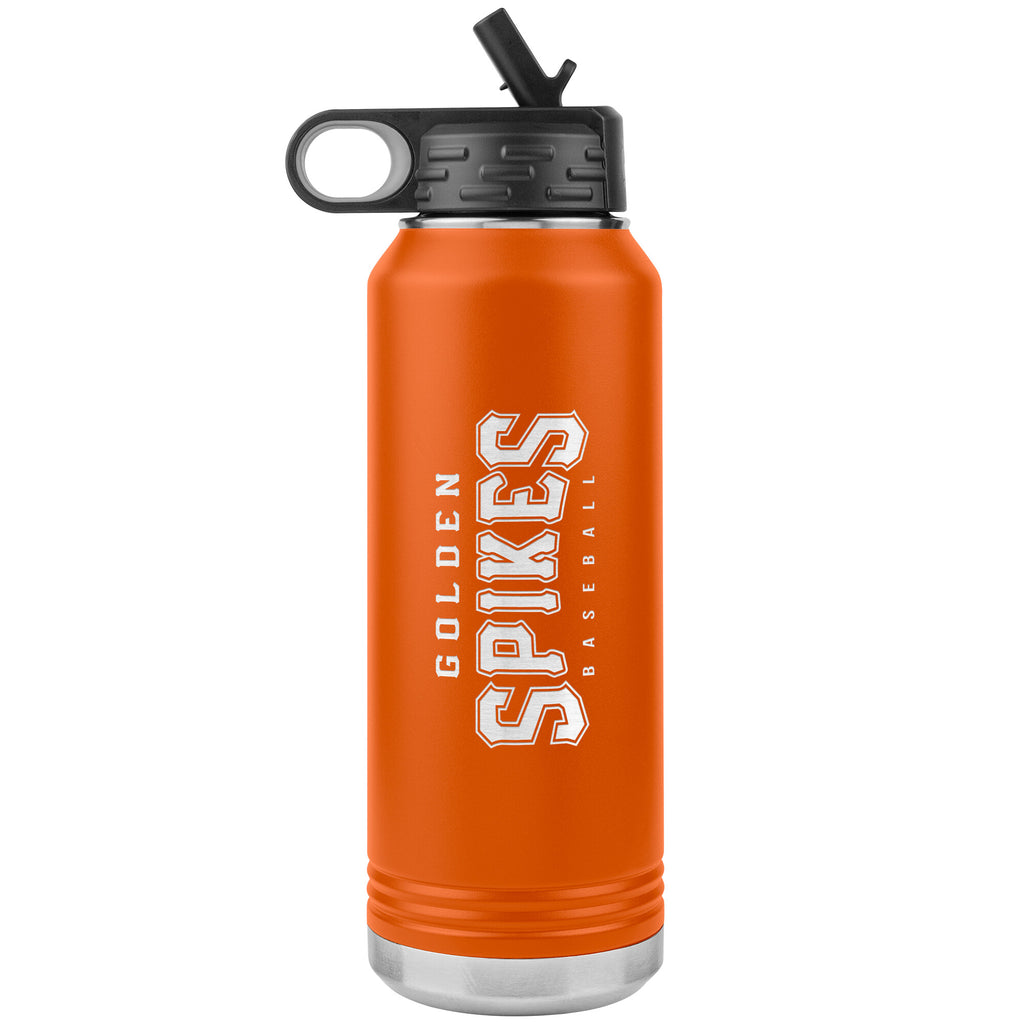 Ormond Beach Golden Spikes-32oz Water Bottle Insulated