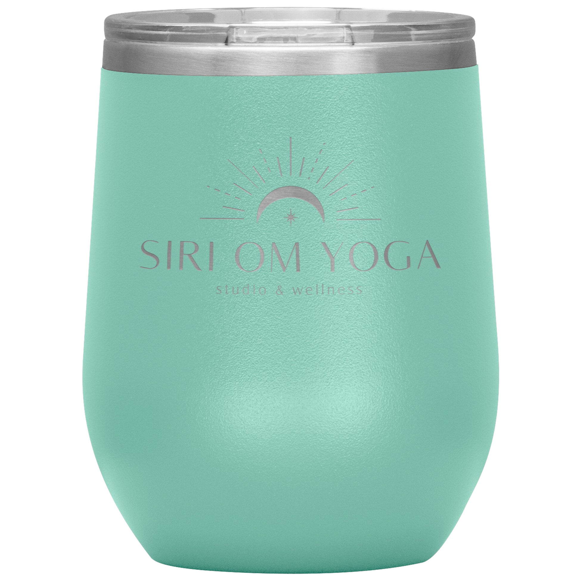Siri Om Yoga-12oz Wine Insulated Tumbler