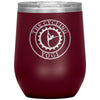 The Cycling Yogi-12oz Wine Insulated Tumbler