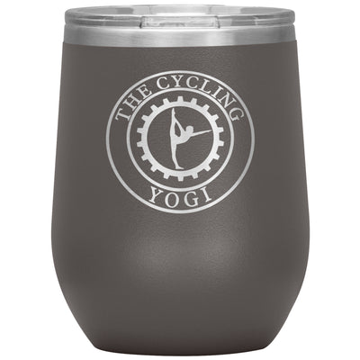 The Cycling Yogi-12oz Wine Insulated Tumbler