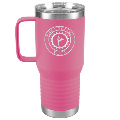 The Cycling Yogi-20oz Travel Tumbler