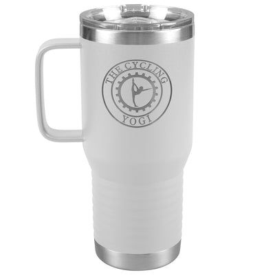 The Cycling Yogi-20oz Travel Tumbler