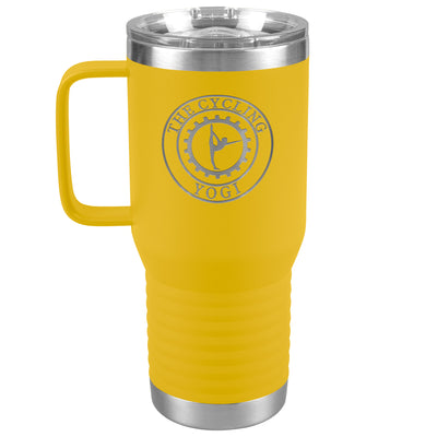 The Cycling Yogi-20oz Travel Tumbler